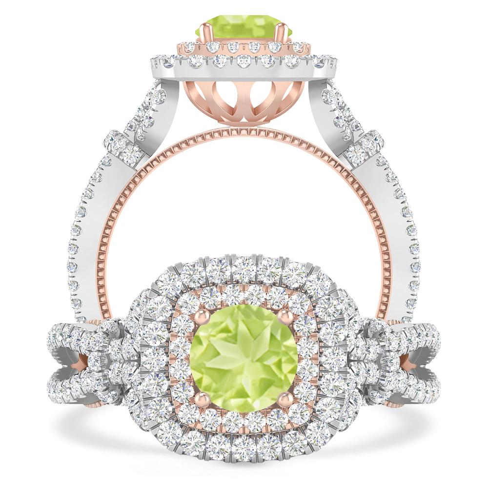 White Gold - Peridot