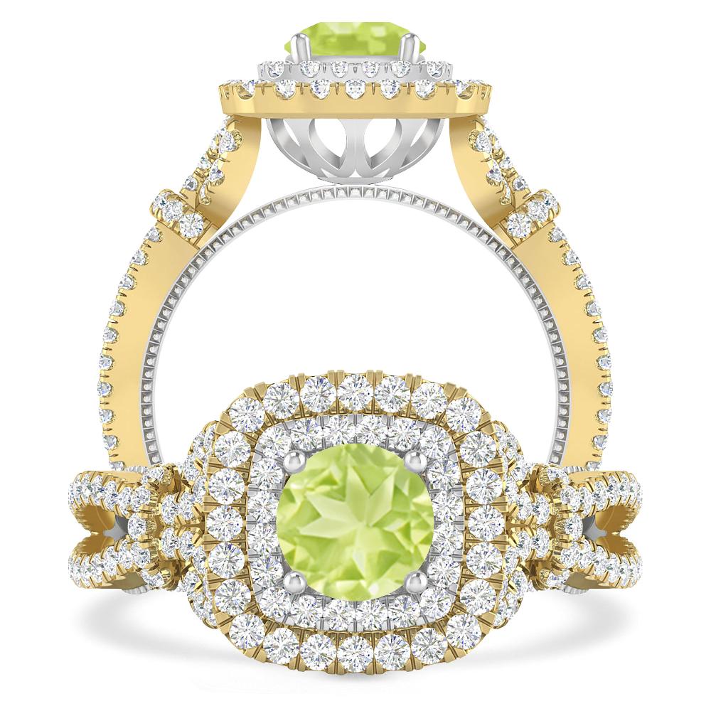 Yellow Gold - Peridot