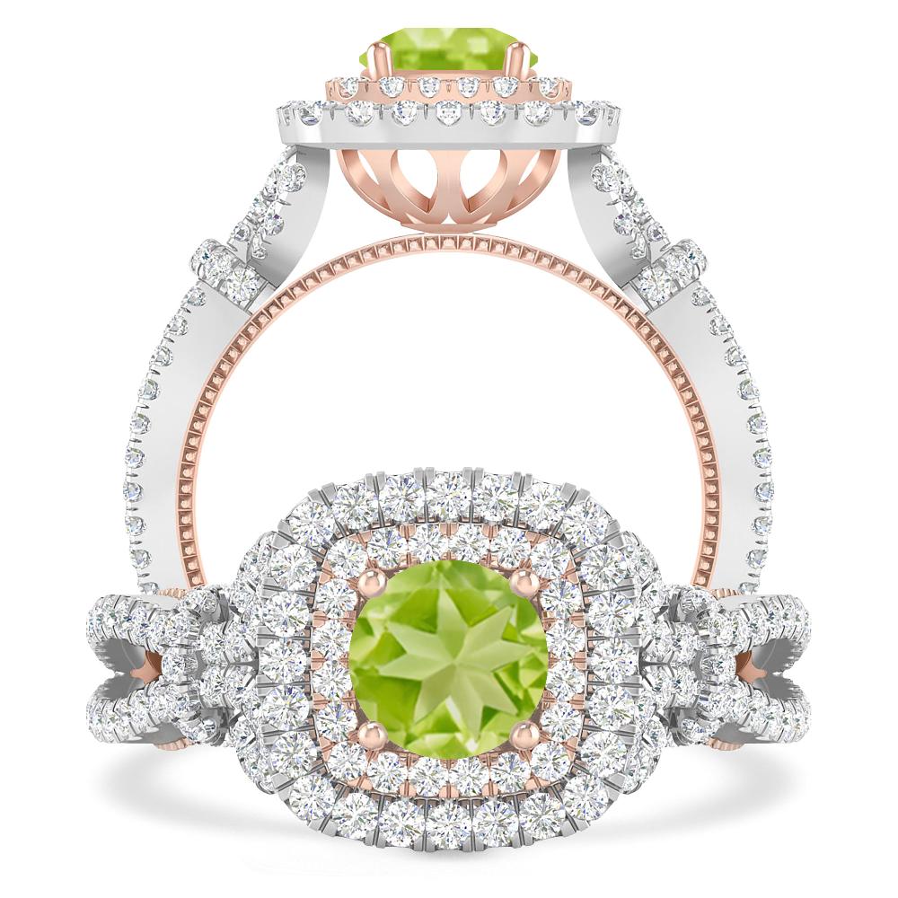 White Gold - Peridot