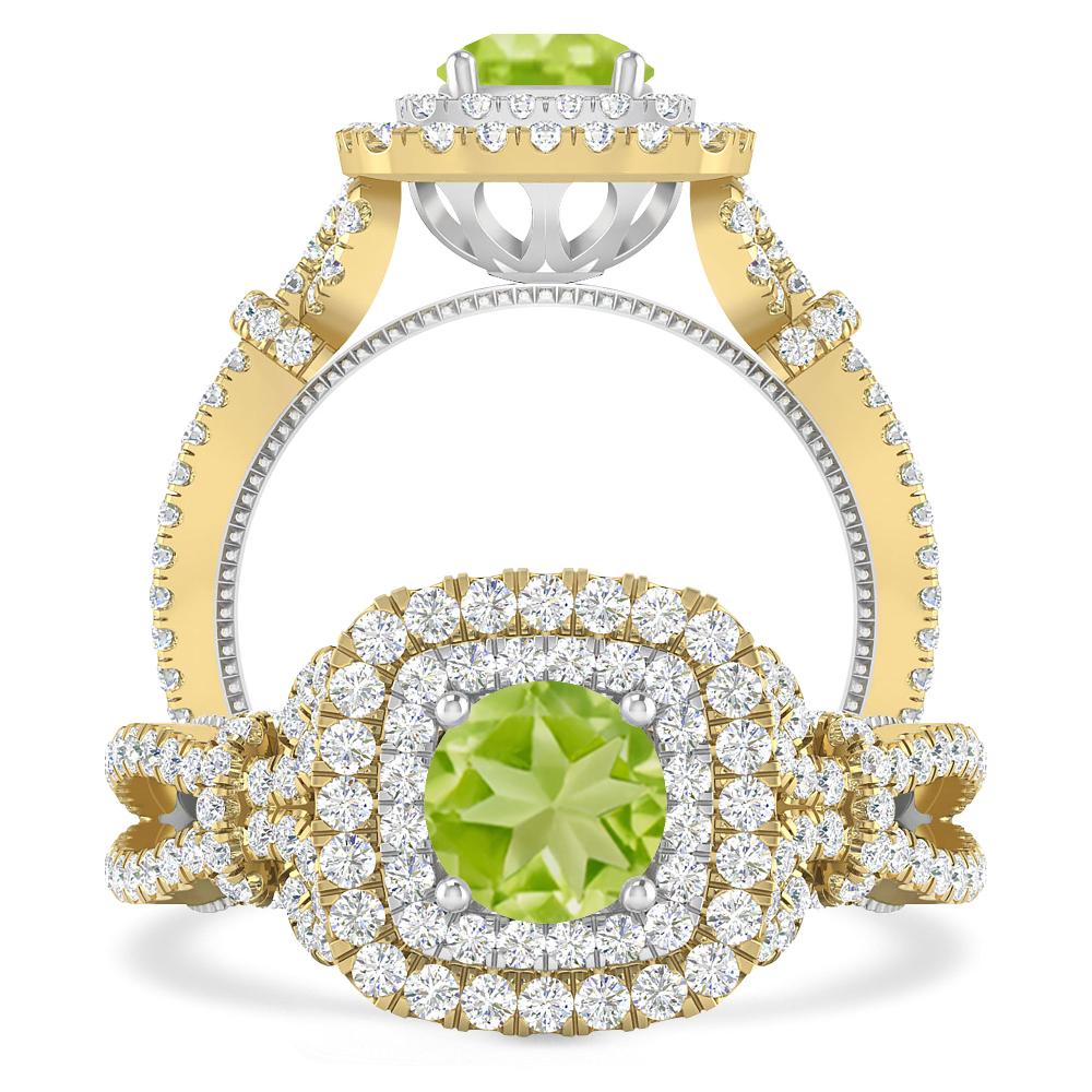 Yellow Gold - Peridot