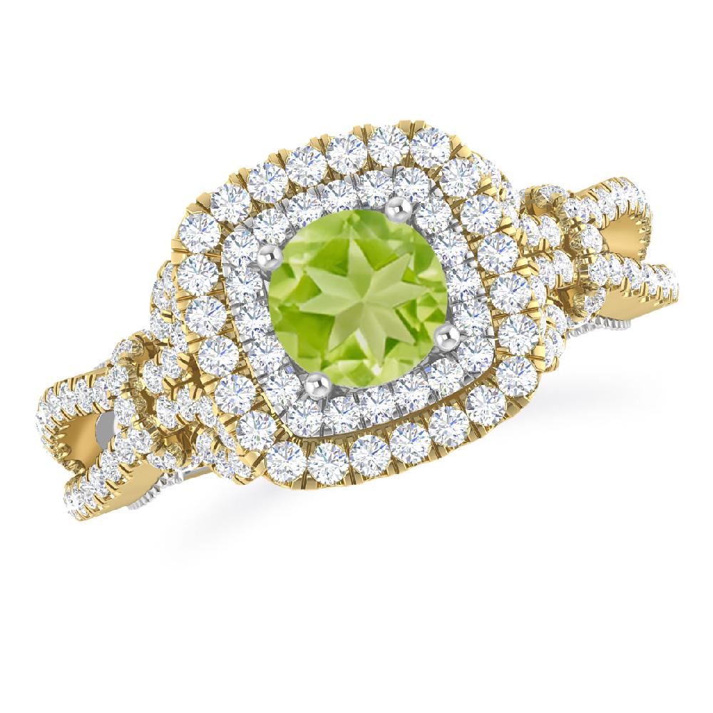 Yellow Gold - Peridot