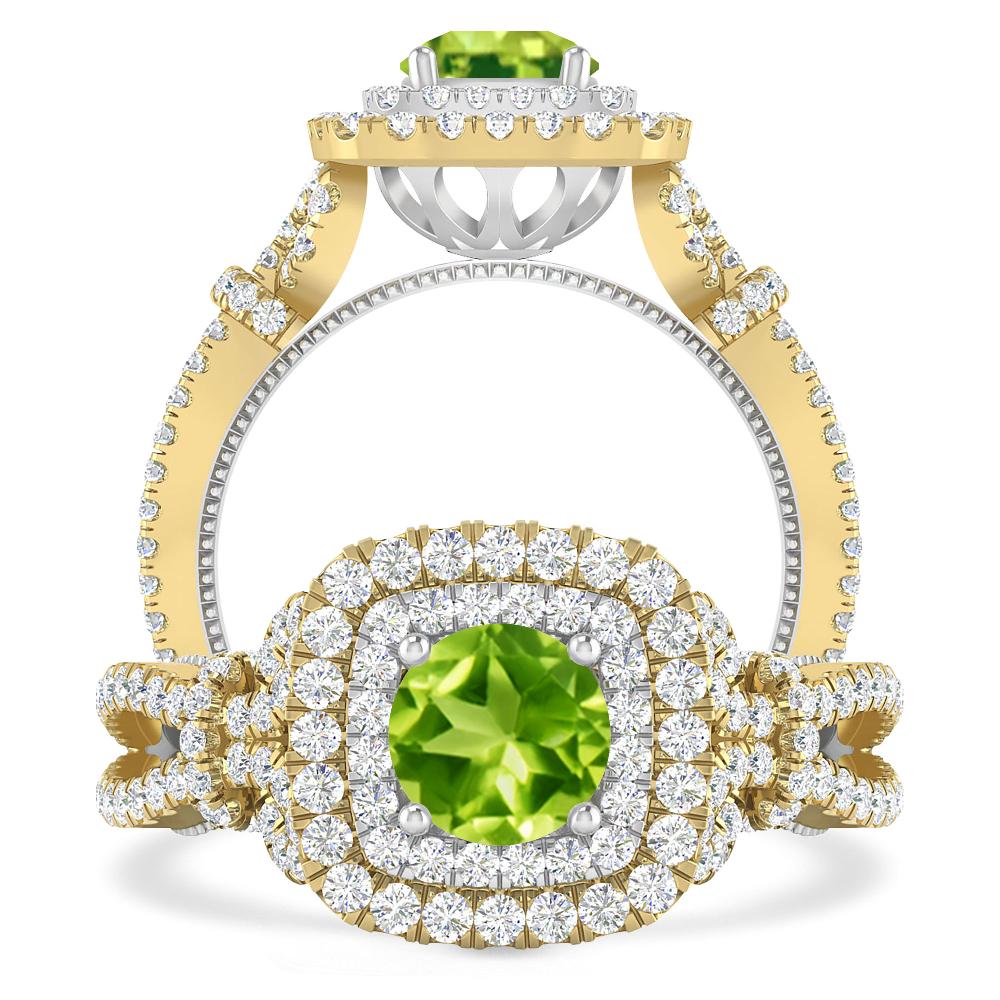 Yellow Gold - Peridot