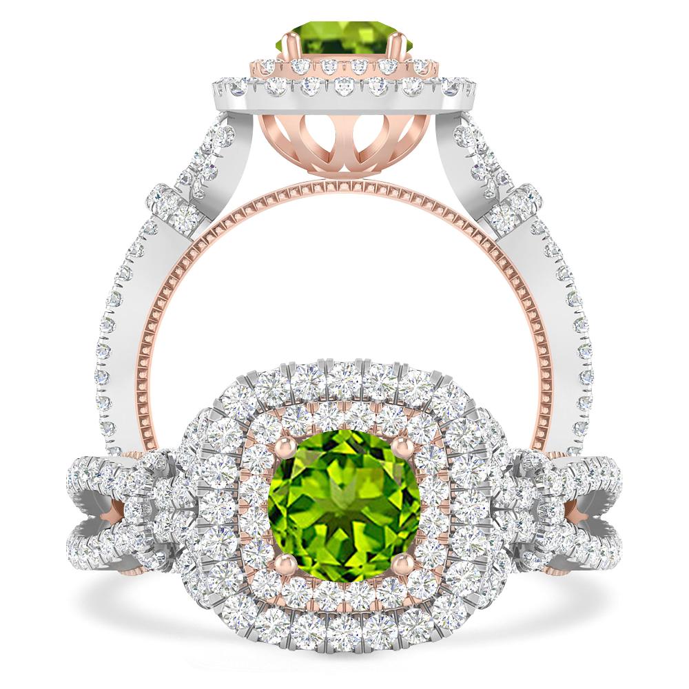 White Gold - Peridot