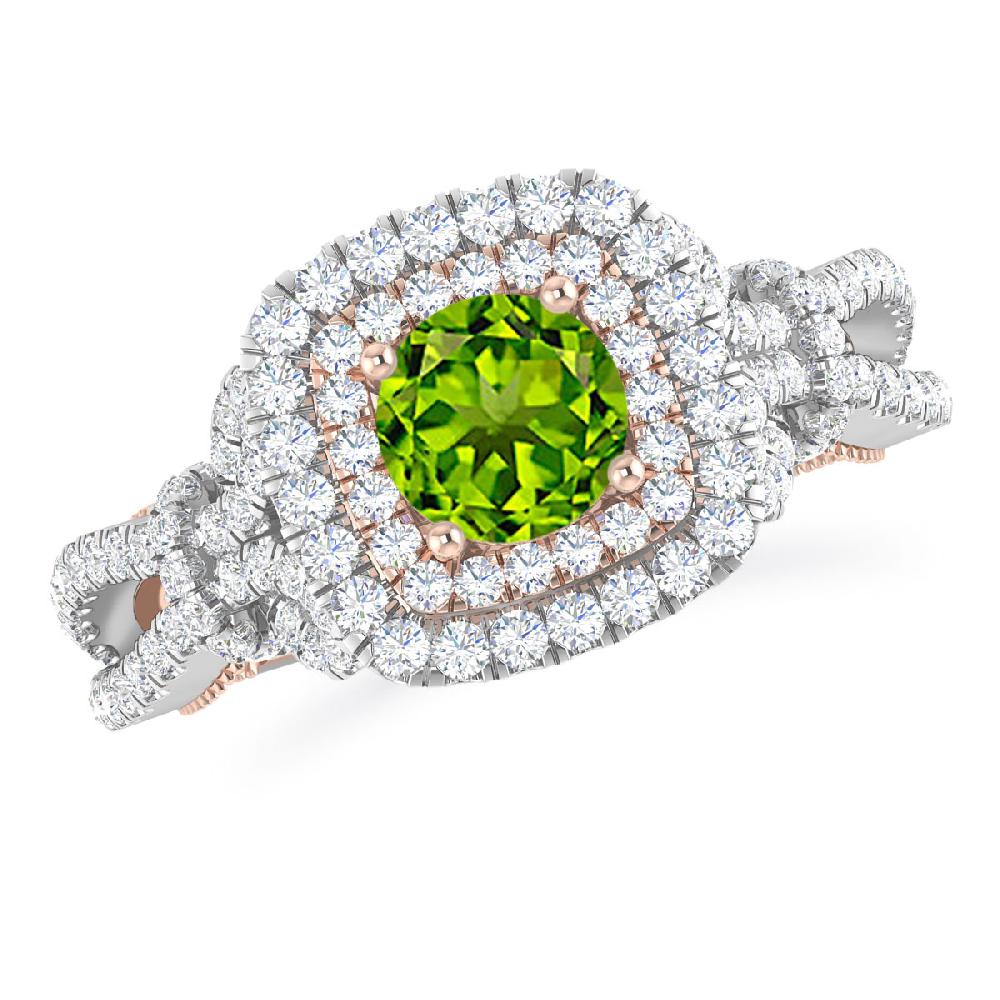 White Gold - Peridot