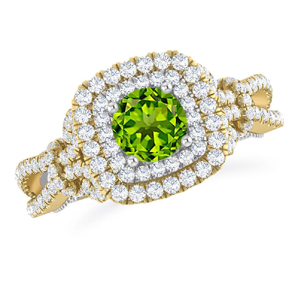 Yellow Gold - Peridot