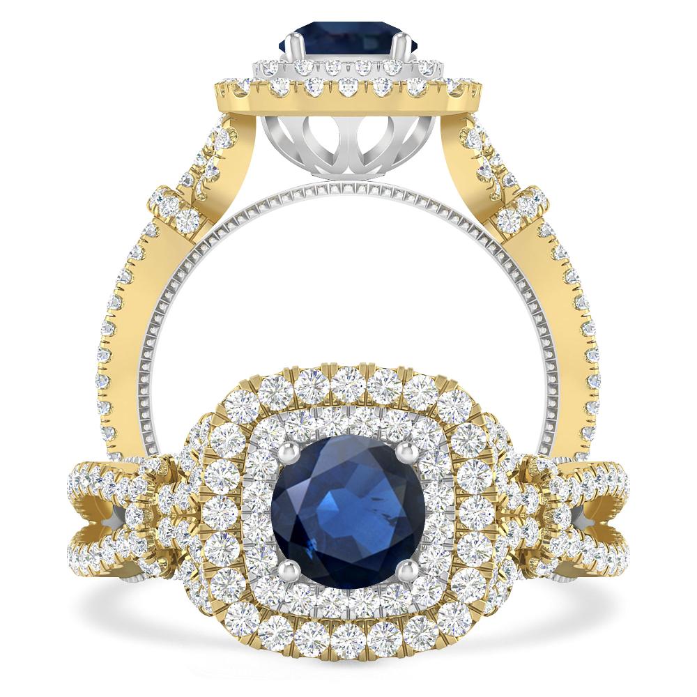 Yellow Gold - Sapphire