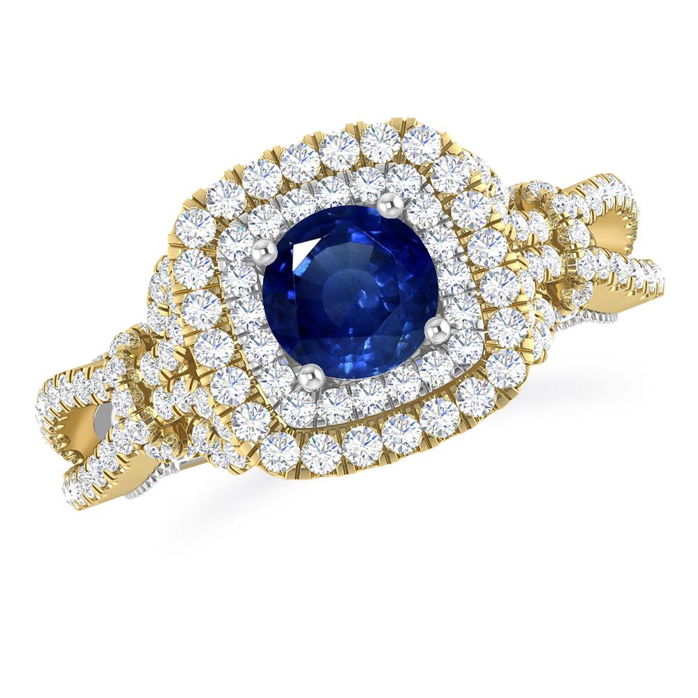 Yellow Gold - Sapphire