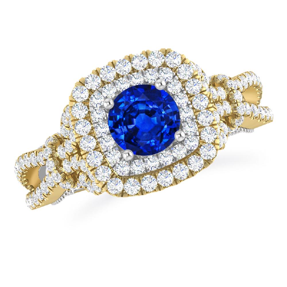 Yellow Gold - Sapphire