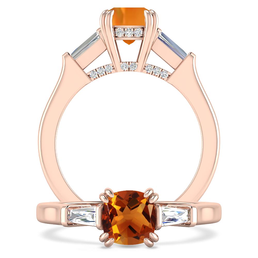 Rose Gold - Citrine