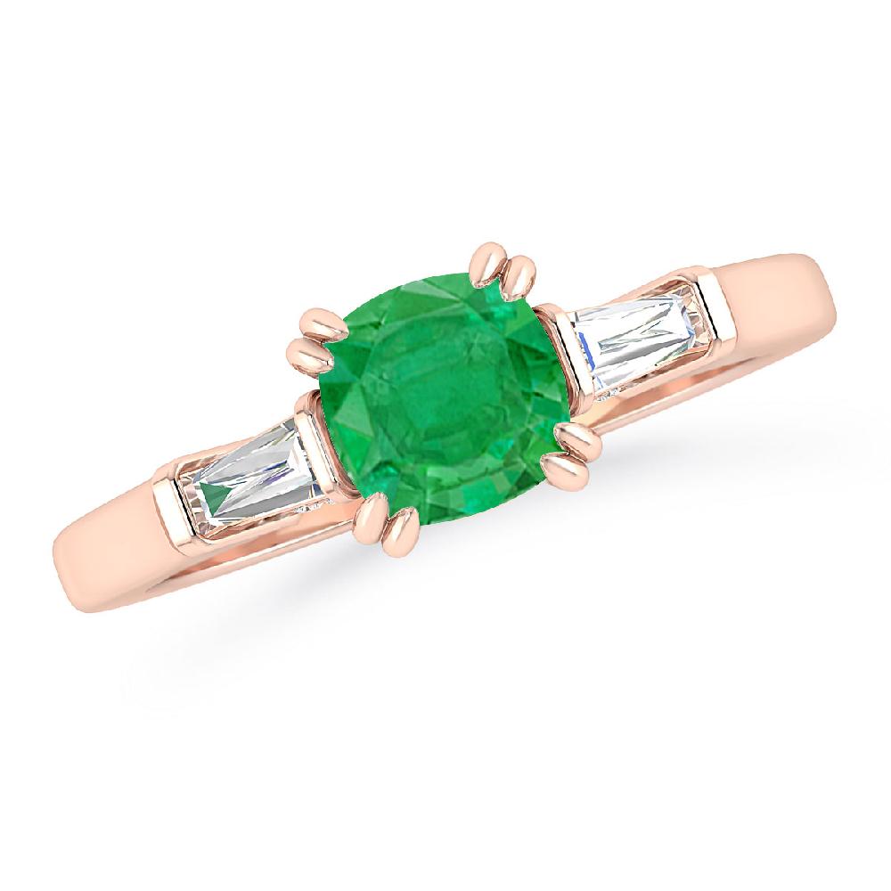 Rose Gold - Emerald