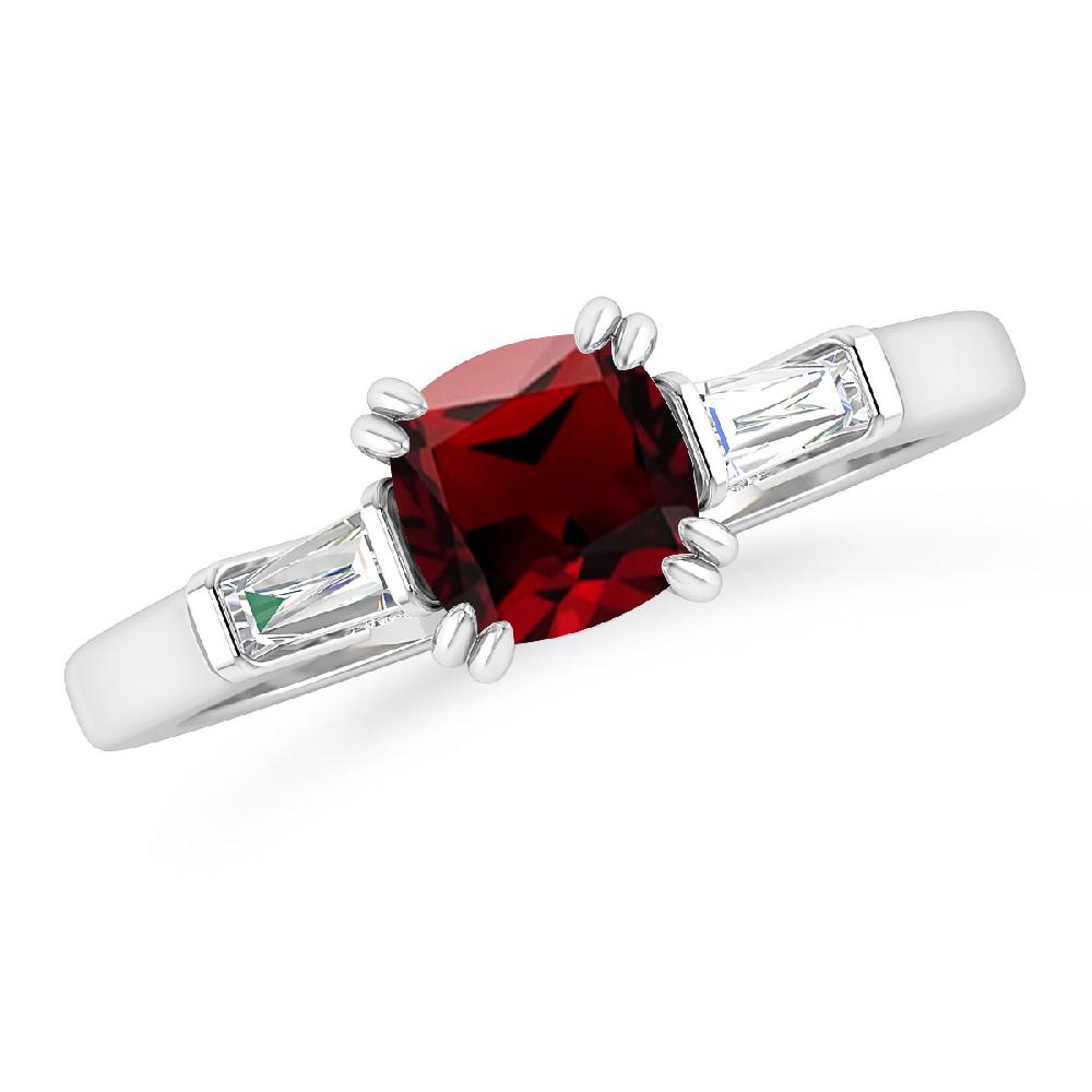 White Gold - Garnet