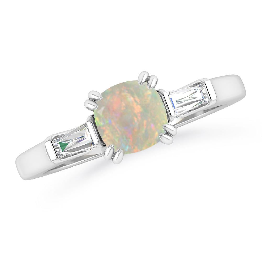 White Gold - Opal