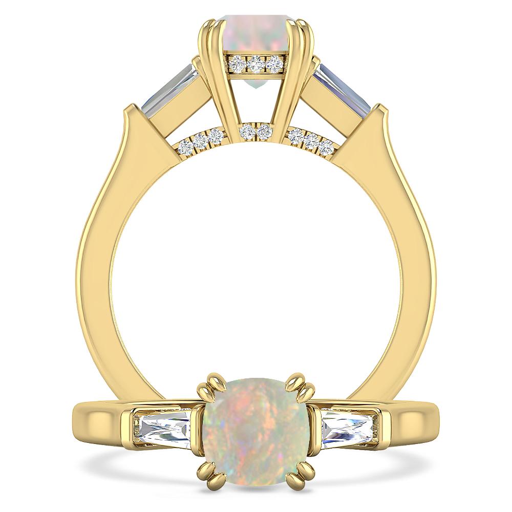 Yellow Gold - Opal