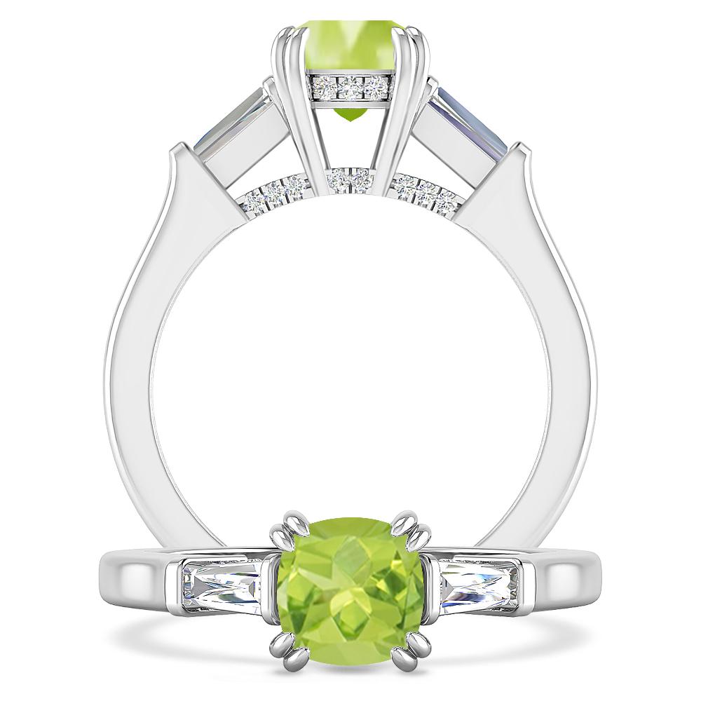 White Gold - Peridot