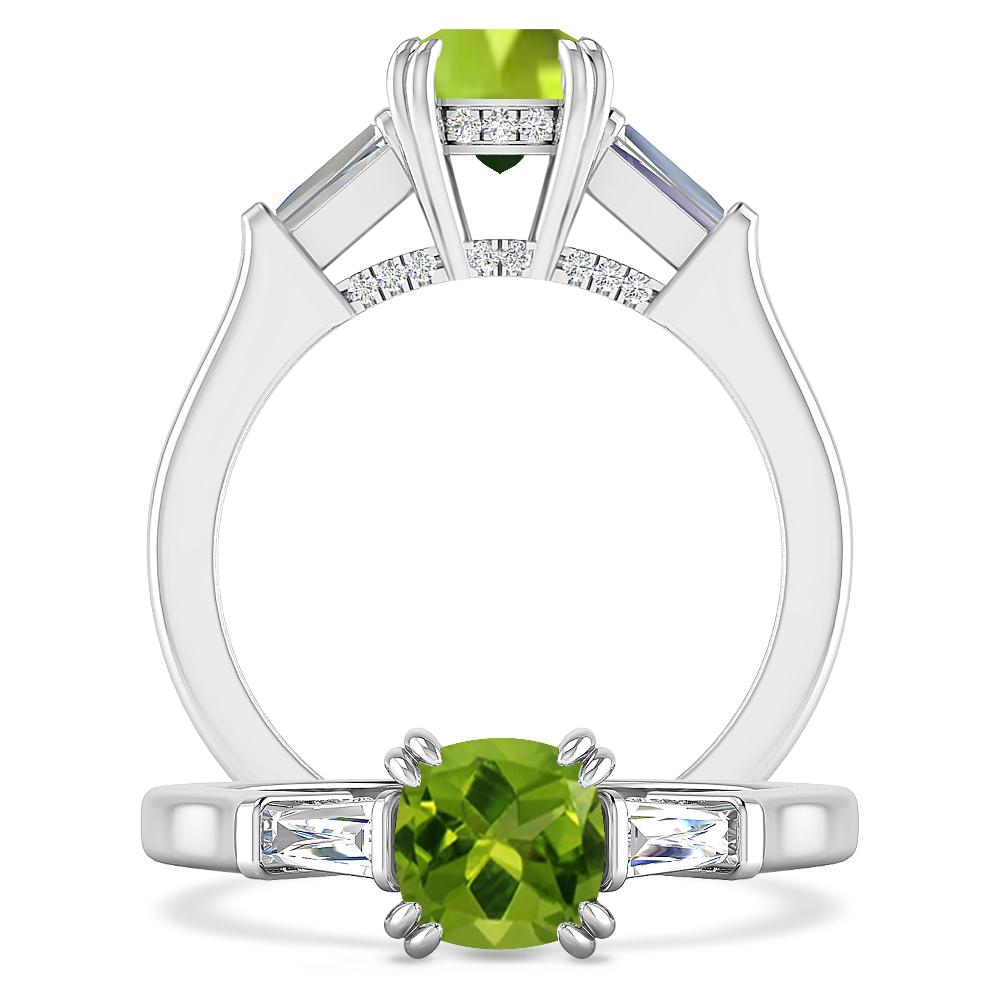 White Gold - Peridot