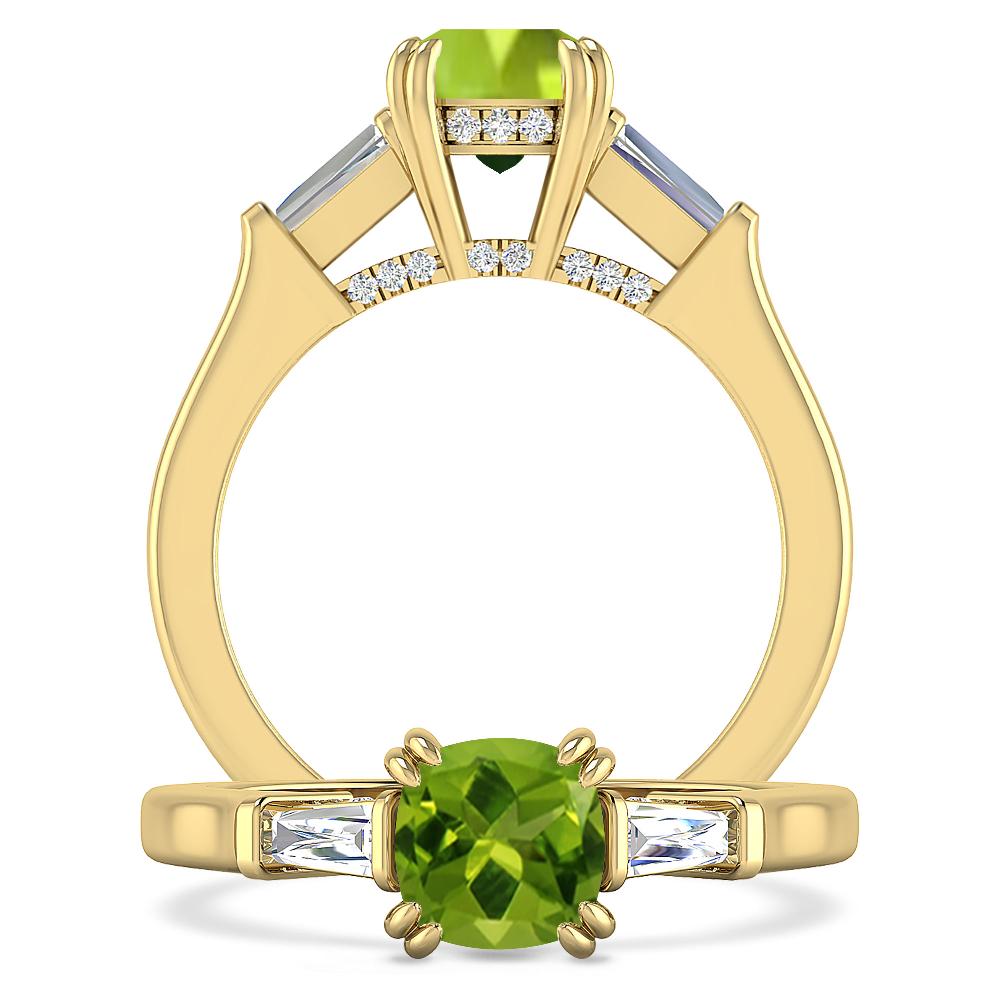 Yellow Gold - Peridot