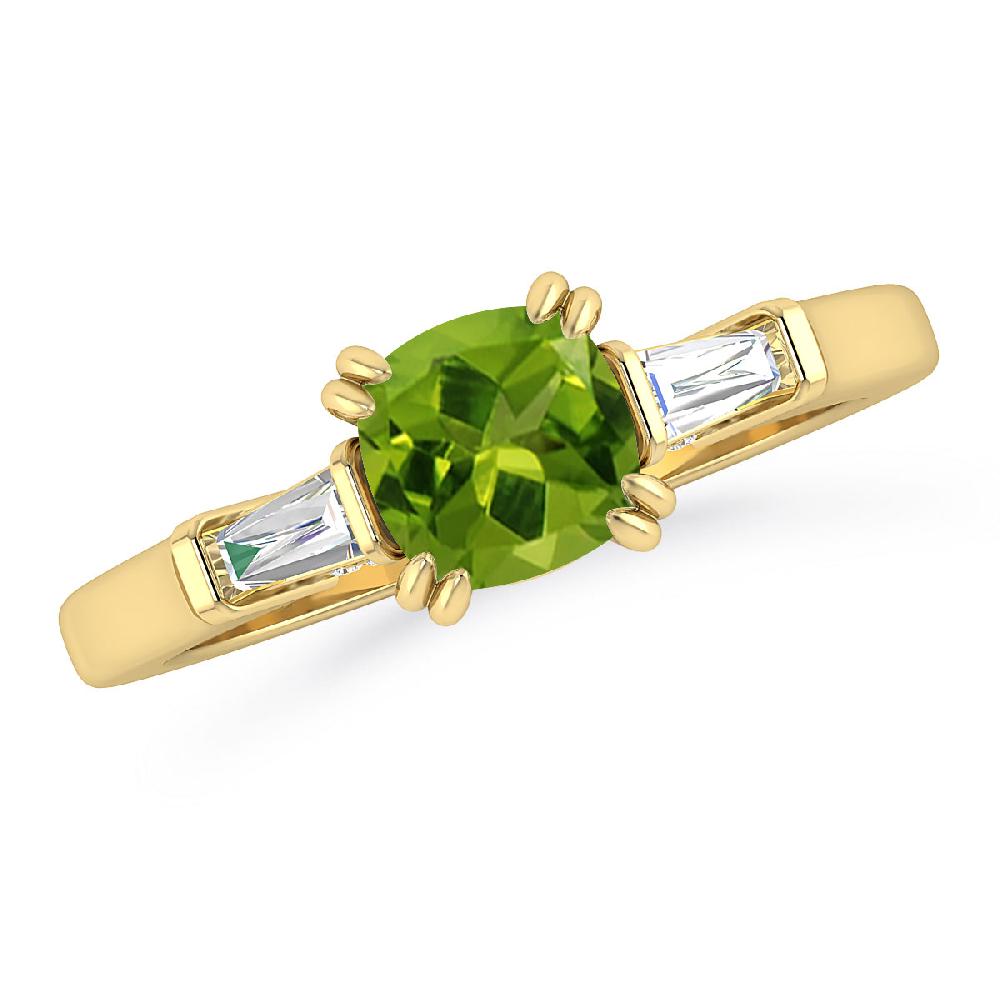 Yellow Gold - Peridot