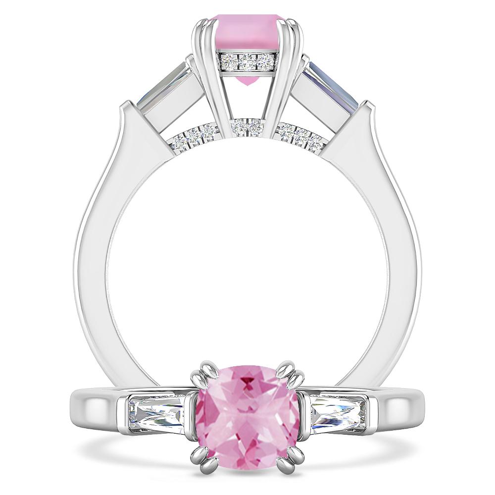 White Gold - Pink Tourmaline