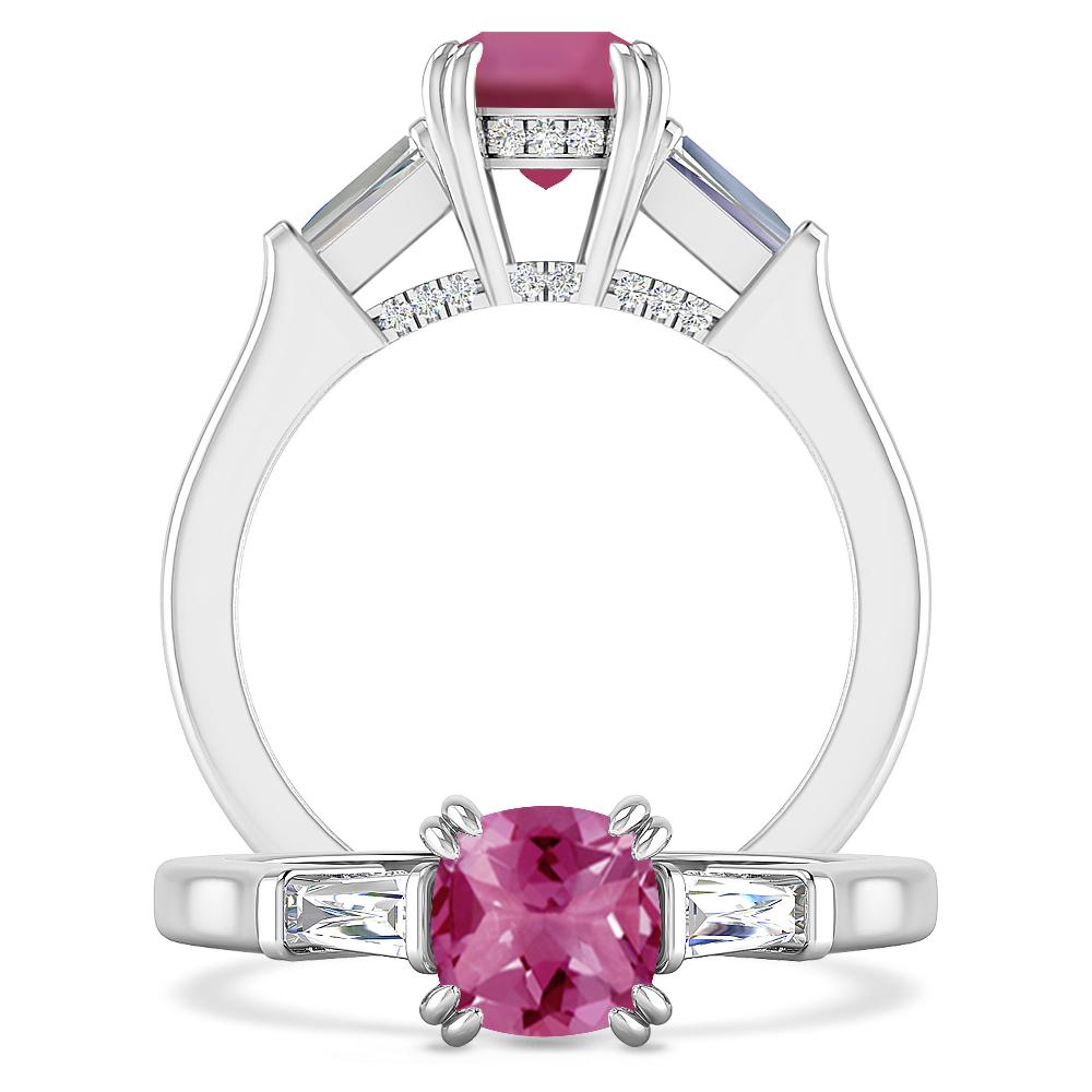 White Gold - Pink Tourmaline