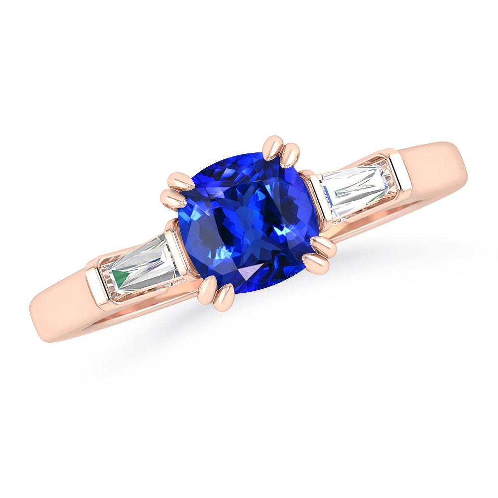 Rose Gold - Tanzanite