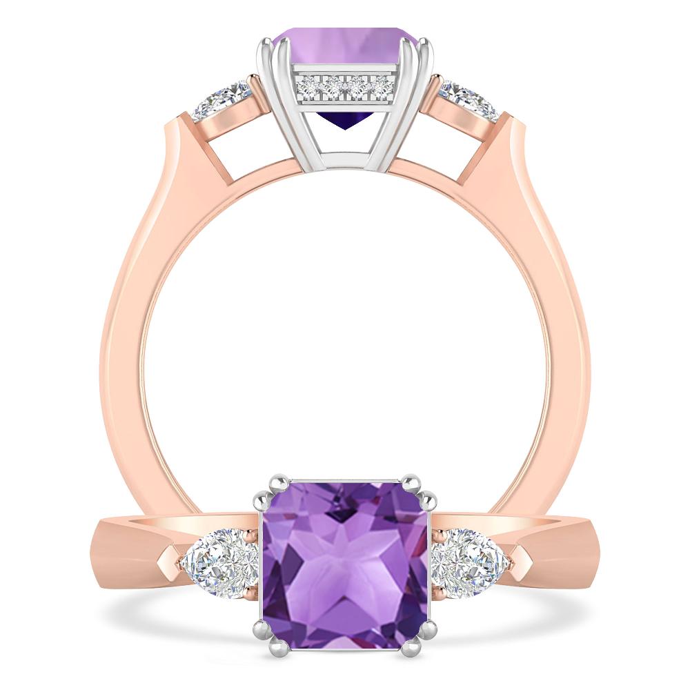 Rose Gold - Amethyst