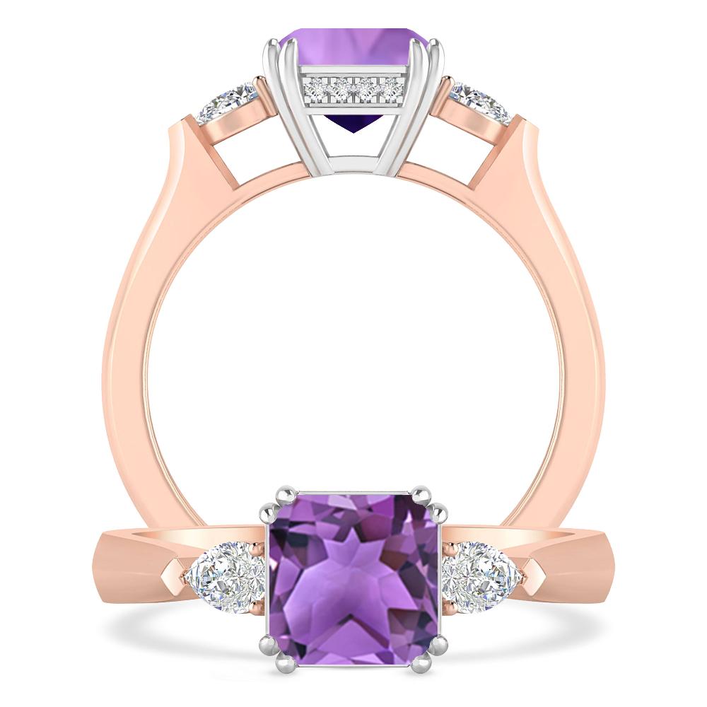 Rose Gold - Amethyst