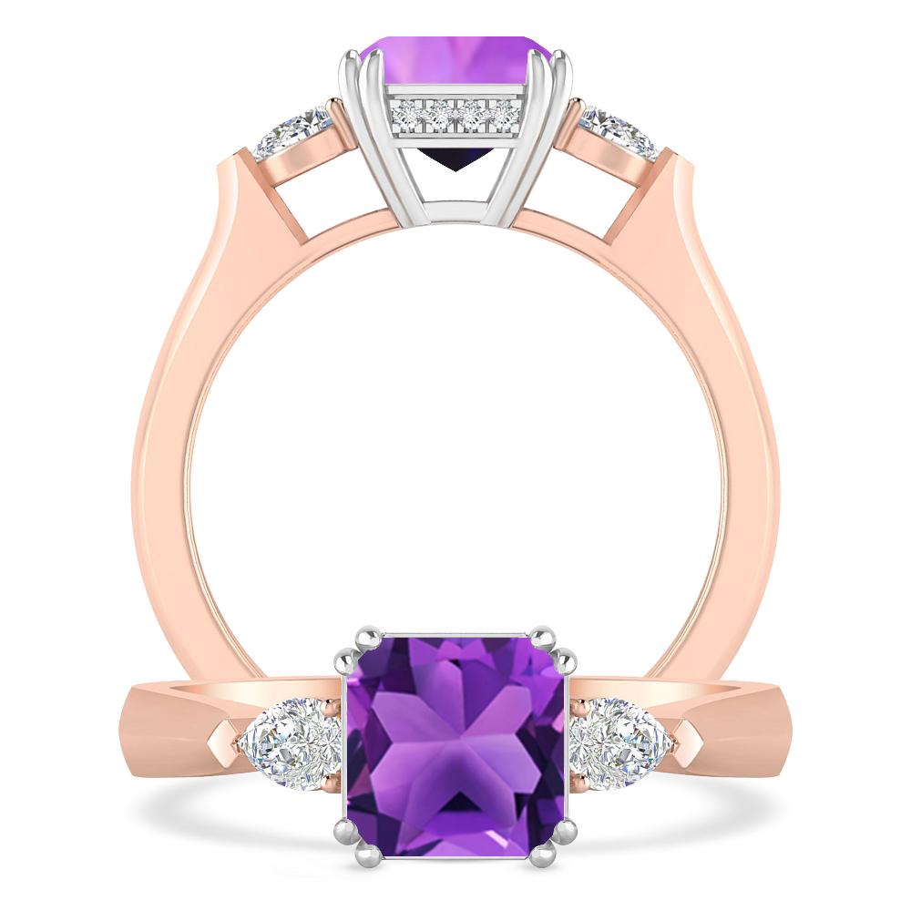 Rose Gold - Amethyst