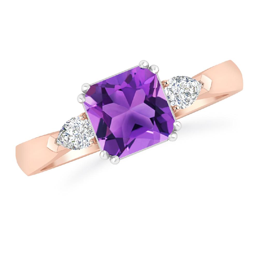 Rose Gold - Amethyst