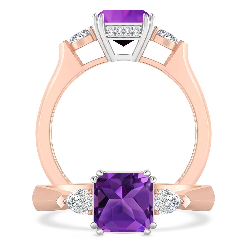 Rose Gold - Amethyst