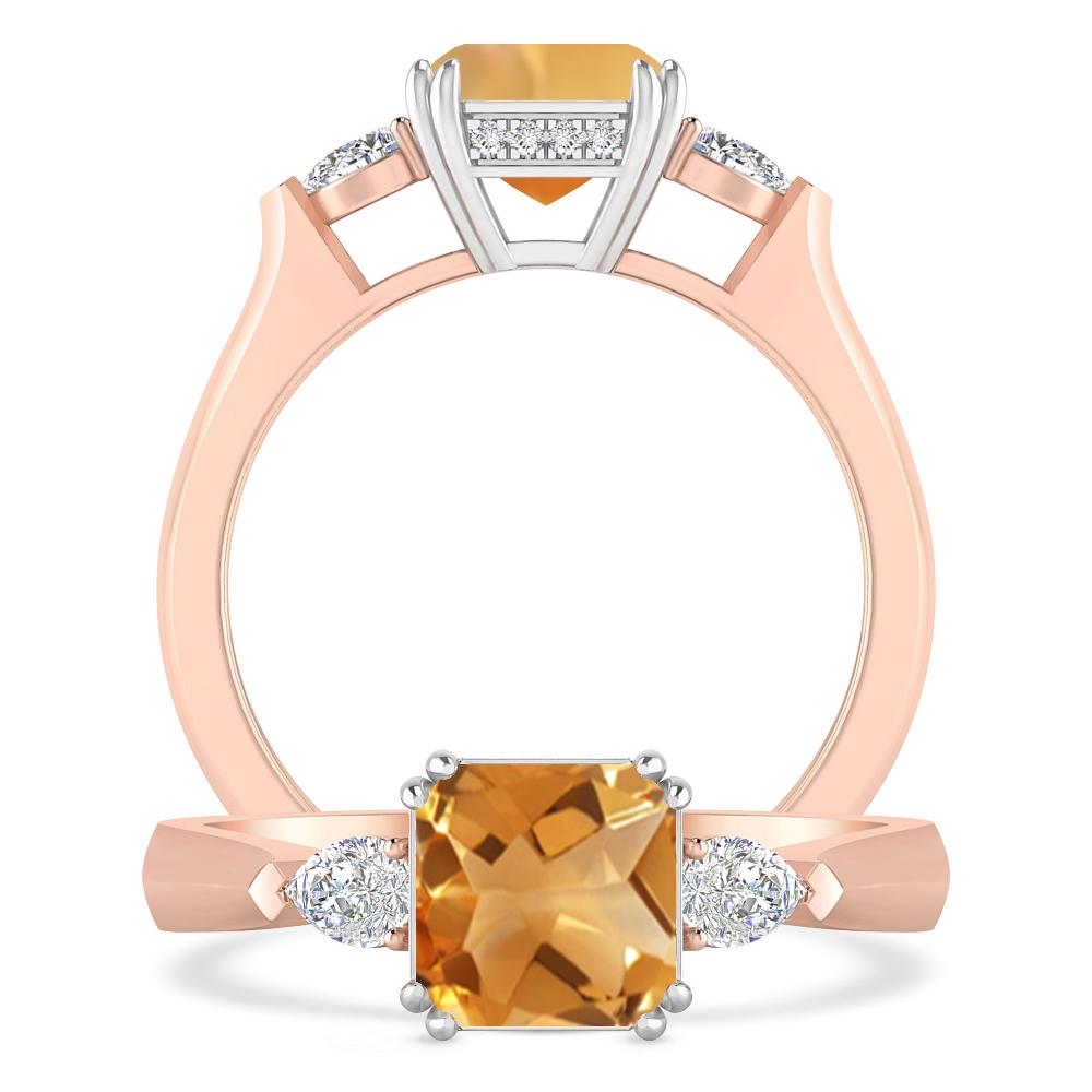 Rose Gold - Citrine