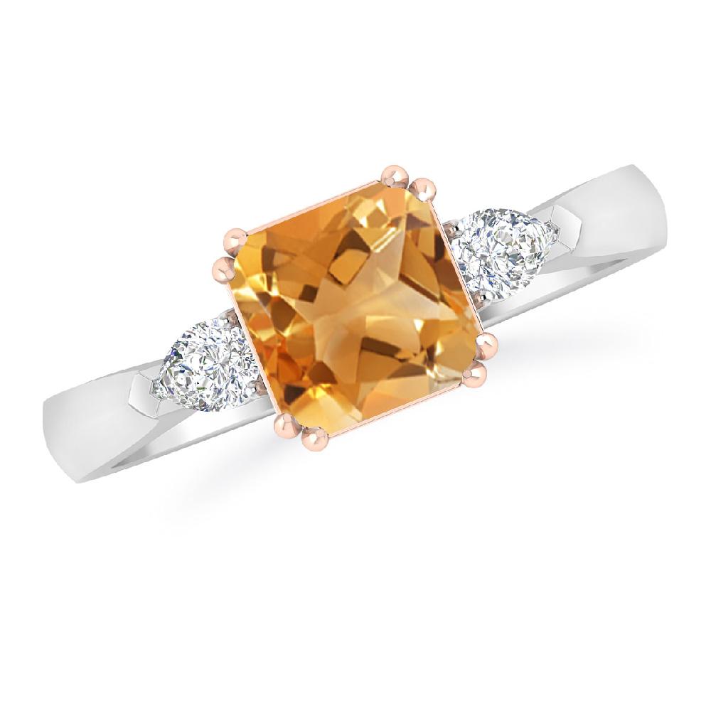 White Gold - Citrine