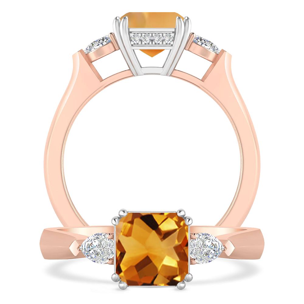 Rose Gold - Citrine