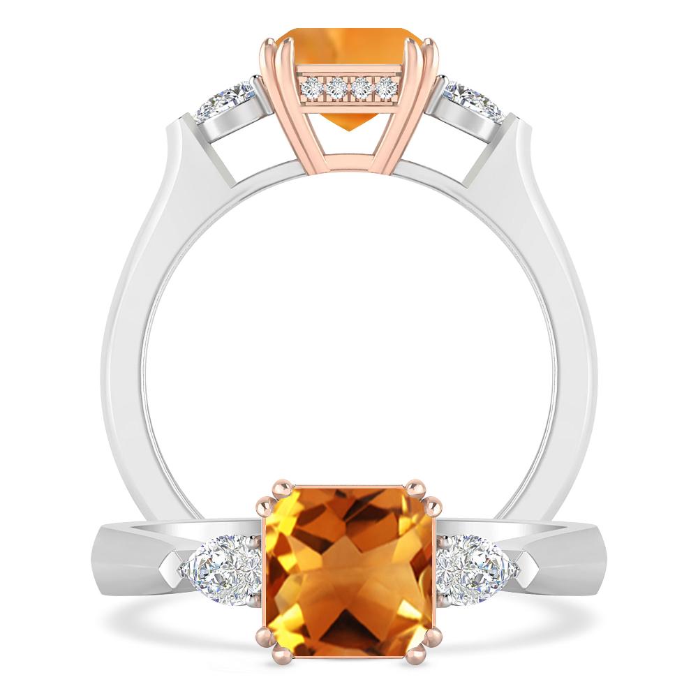 White Gold - Citrine