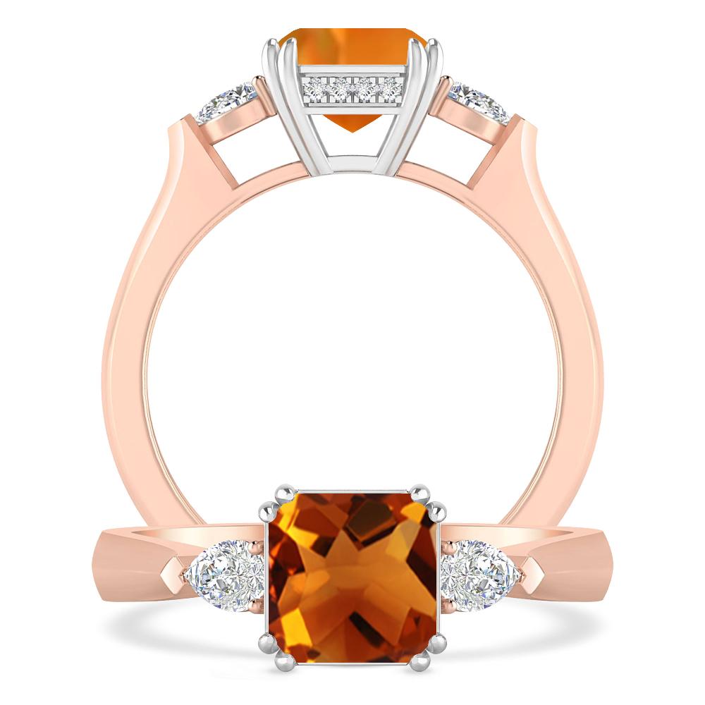 Rose Gold - Citrine