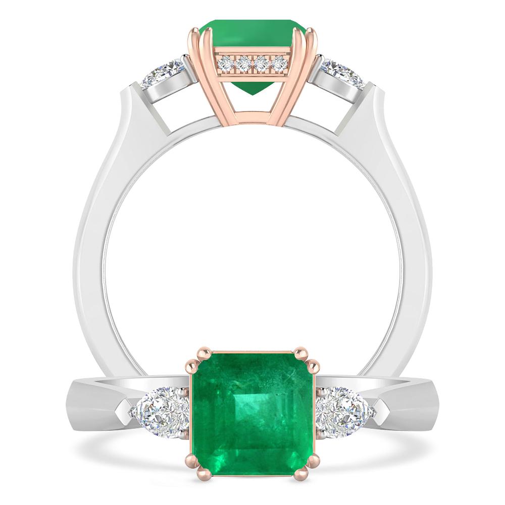 White Gold - Emerald