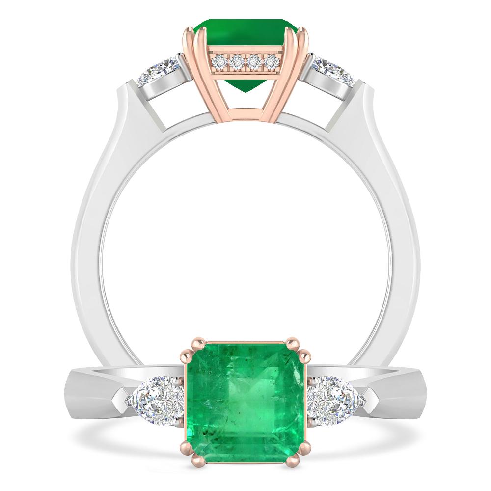 White Gold - Emerald