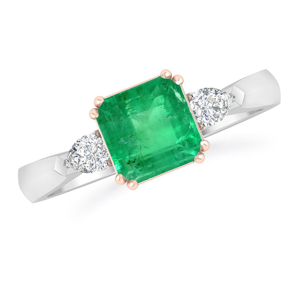 White Gold - Emerald