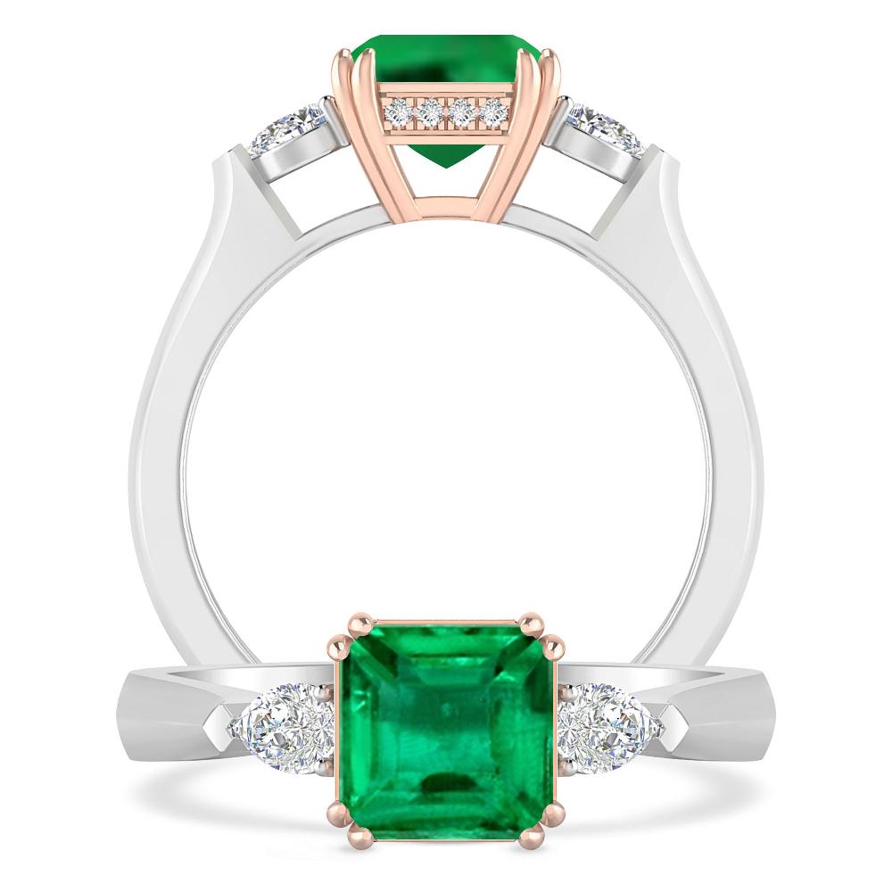 White Gold - Emerald