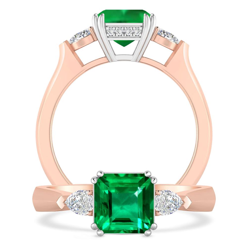 Rose Gold - Emerald