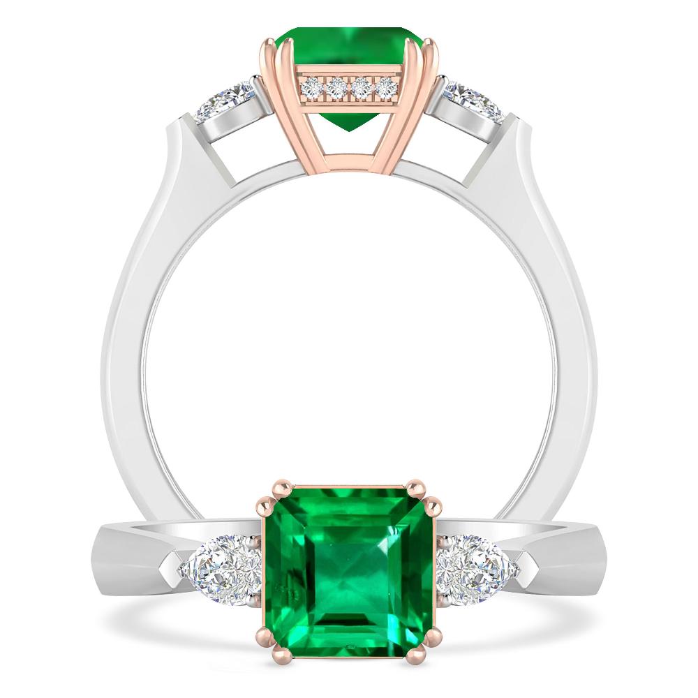 White Gold - Emerald