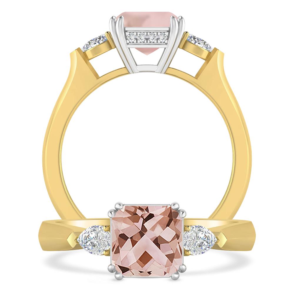 Yellow Gold - Morganite