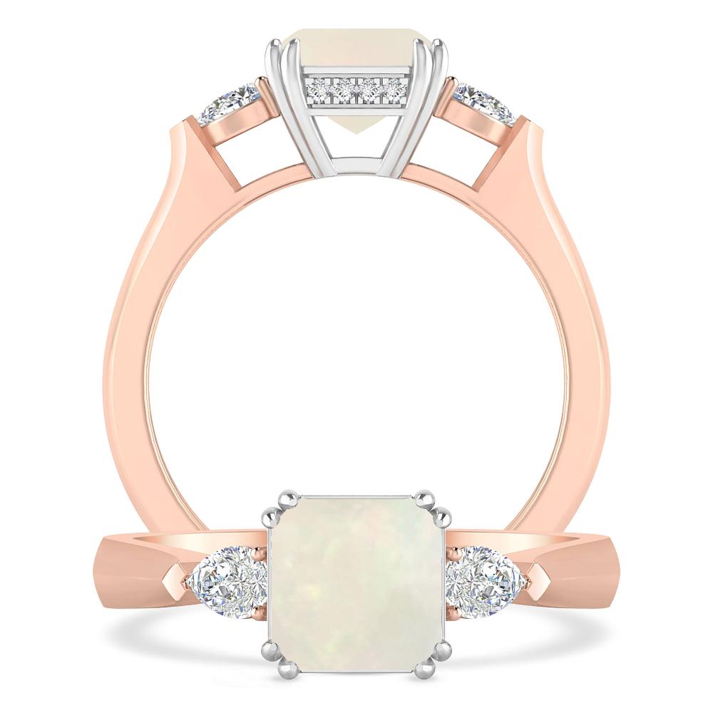 Rose Gold - Opal