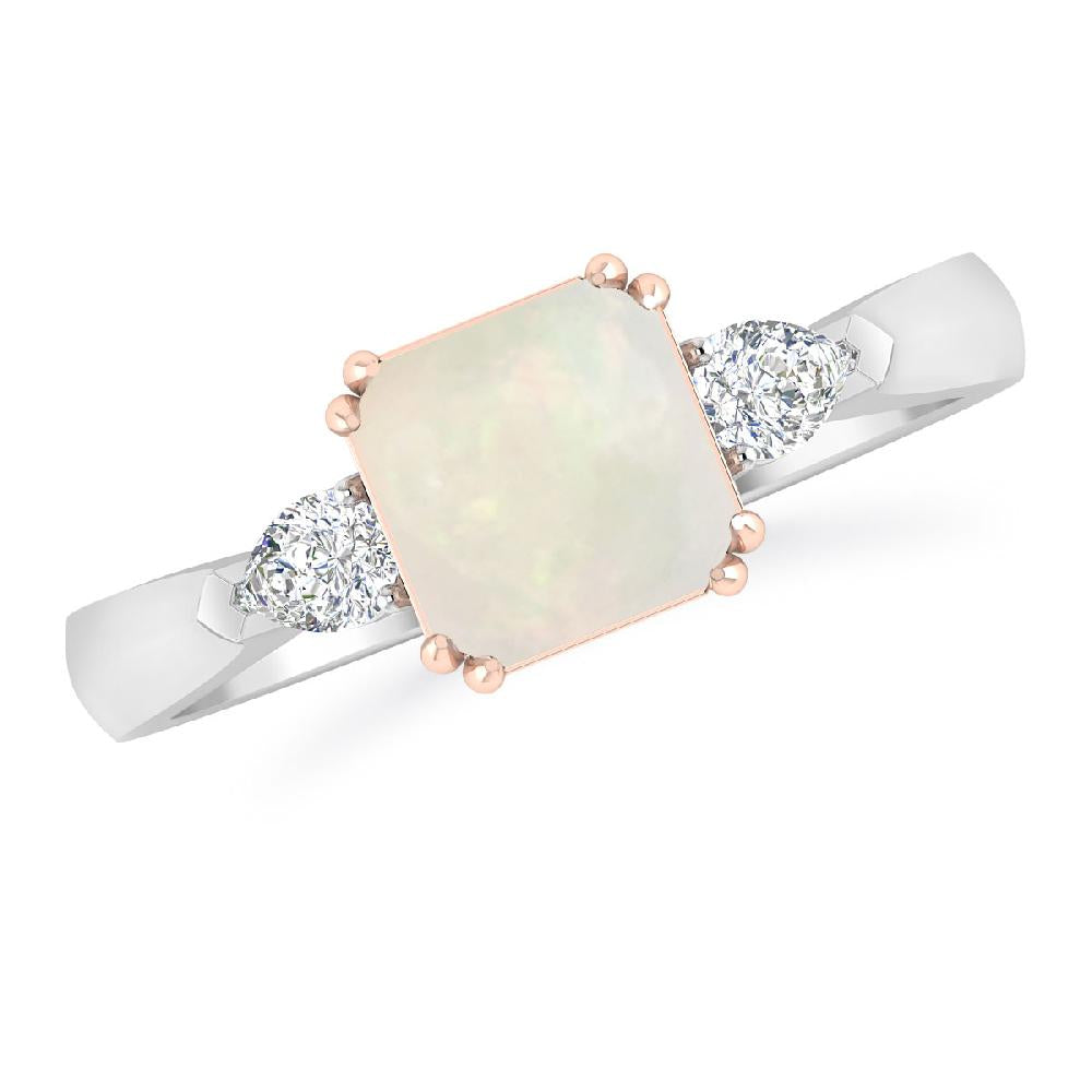 White Gold - Opal