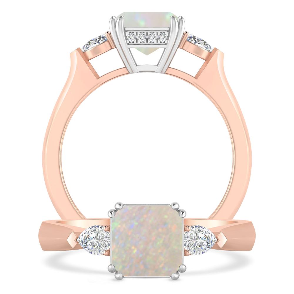 Rose Gold - Opal