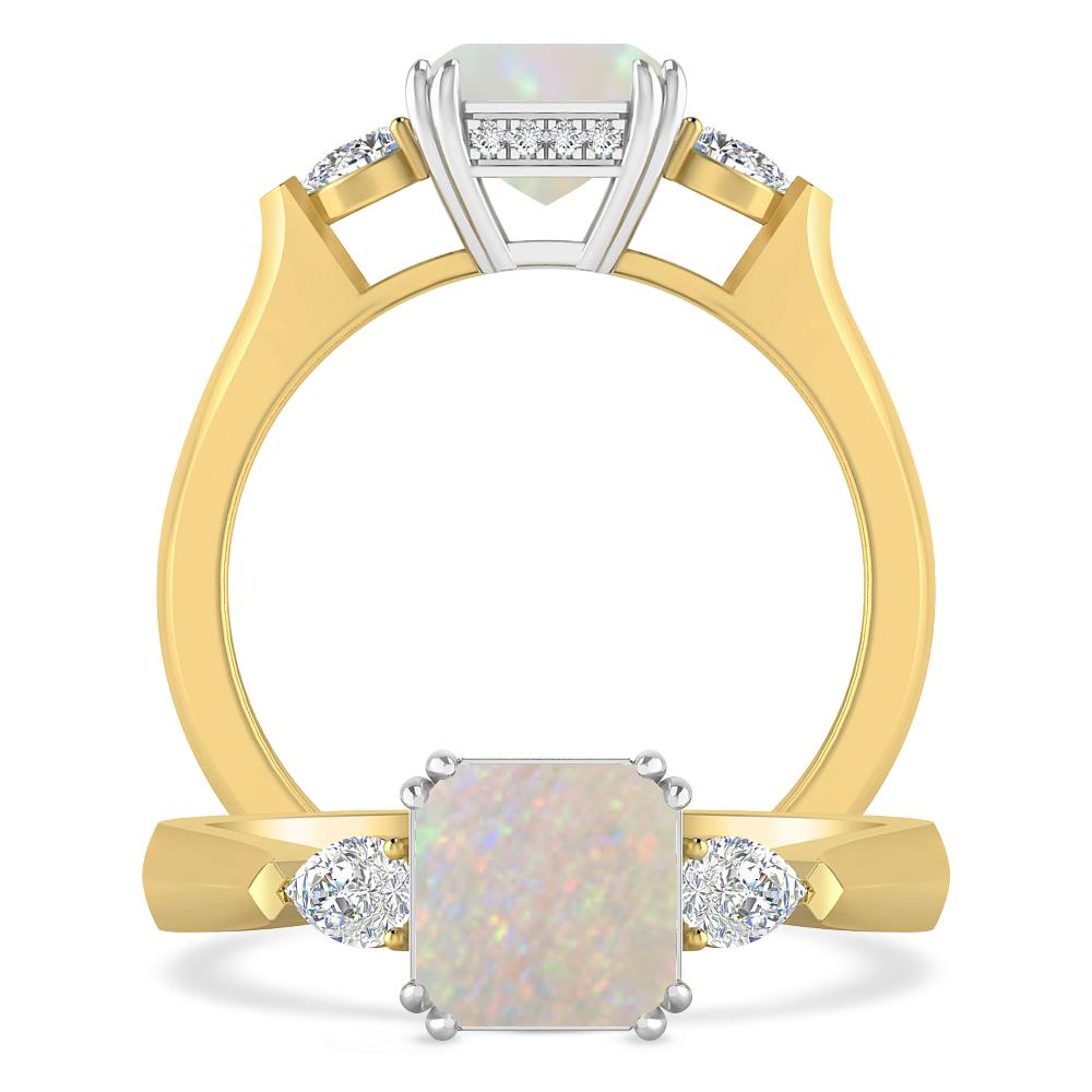 Yellow Gold - Opal