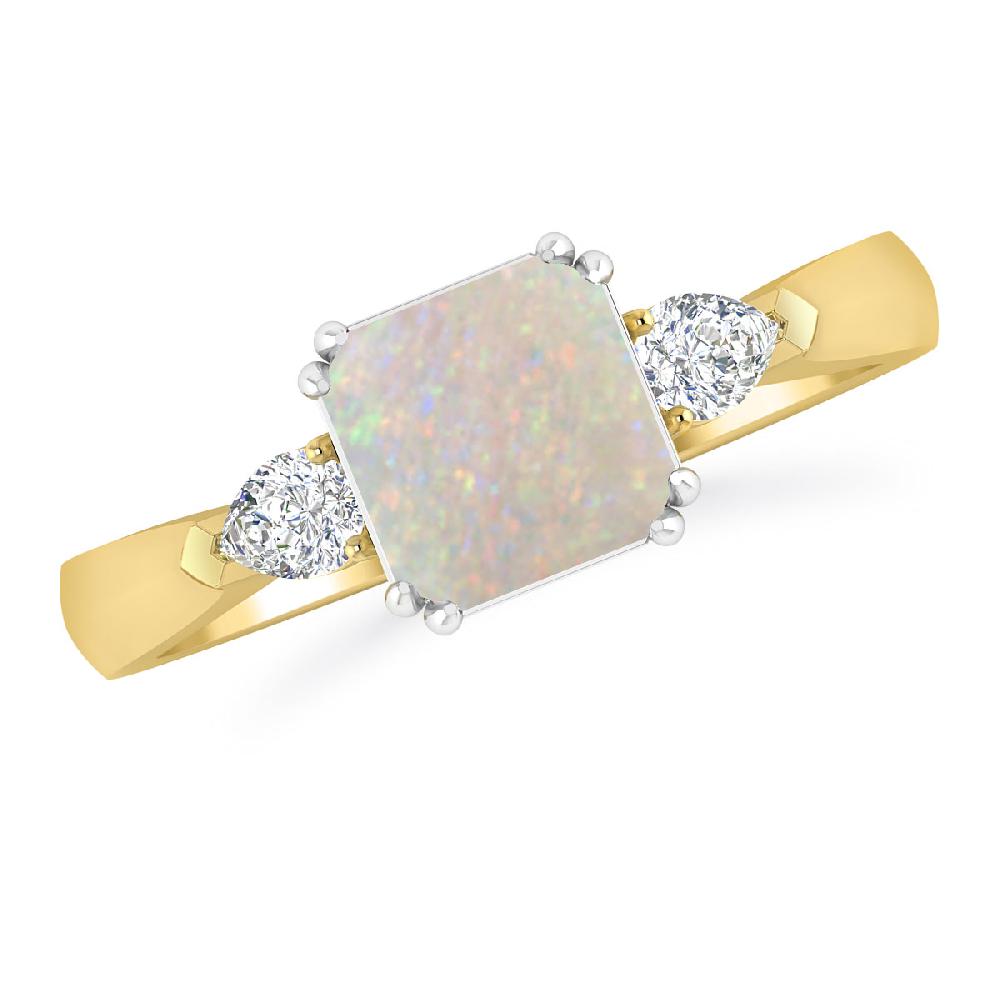 Yellow Gold - Opal