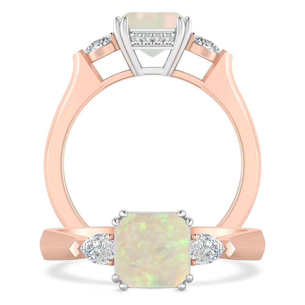 Rose Gold - Opal