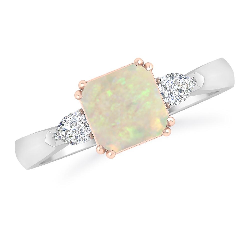 White Gold - Opal