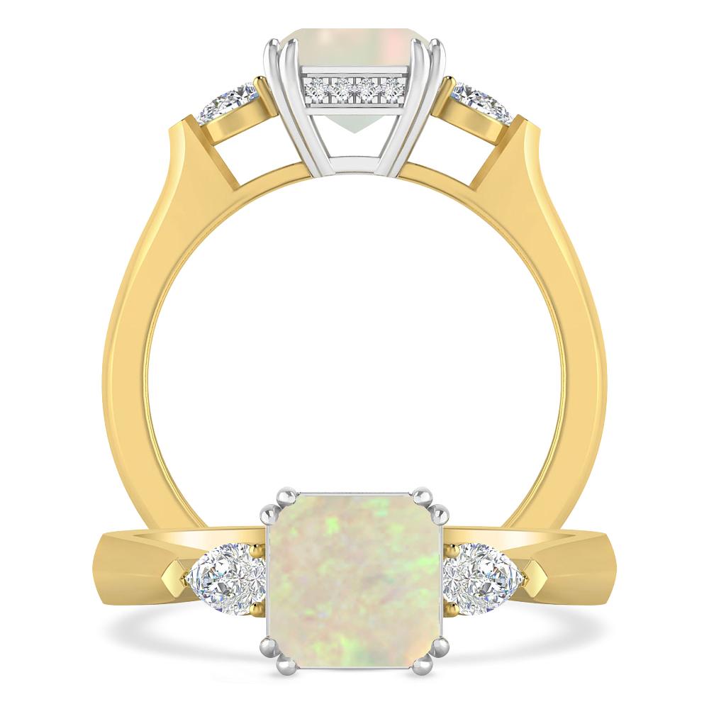 Yellow Gold - Opal