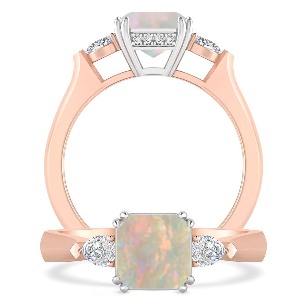 Rose Gold - Opal